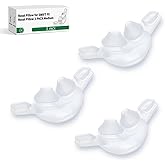 3-Pack Replacement Nasal Pillow Cushion Compatible with Swift FX - Ultra Soft Silicone CPAP Mask Cushion with Dual-Layer Technology for Perfect Seal - Premium Nose Pillows Cushions Only, Medium