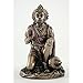 7.5-inch Hanuman Hindu God of Strength Real Bronze Powder Cast Statue