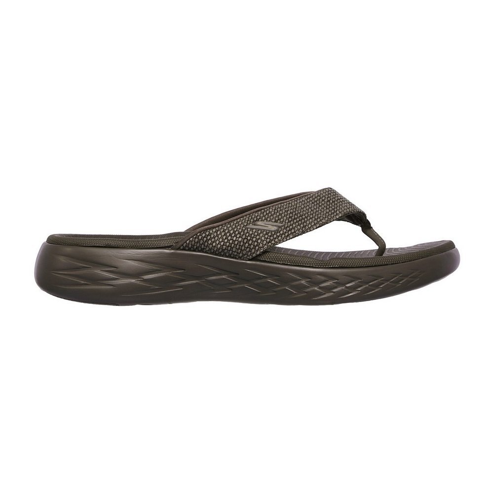 skechers goga max flip flops mens