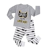 VICVIK Baby and Little Boys'Bat Pajama Sets 100% Cotton Size 2-7T