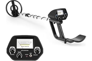 DeeAWai Lightweight Metal Detectors for Kids Adults - Beginner Waterproof Metal Detector with 8" Coil - Entry Level Metal Detectors with Adjustable Stem for Children Teenagers