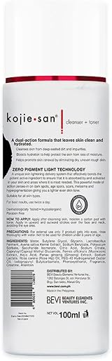 Kojie San Skin Brightening Cleanser Toner Hydromoist 100ml Dual Action view 5