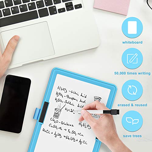 10 Inch LCD Writing Tablet, WOBEECO Electronic Doodle and Scribble Board for Kid & Adults - Great for Taking Notes & Drawing Feels Just Like Paper and Pencil (Blue)