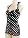 PinupClothingOnline Women's Polka Dot Anchor Retro Pin up Sailor Swimsuit