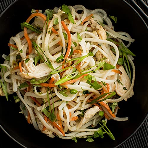 THAI KITCHEN STIR FRY RICE NOODLES, GLUTEN FREE, NON GMO, TWO INGREDIENTS, QUICK COOK, FOR PAD THAI AND OTHER STIR-FRY DISHES, 14 OZ