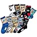 Kids Boy's Fashion Cartoon Dinosaurs Pattern Sport Socks 10 Pairs