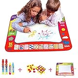 Aqua Doodle Mat,HTOYES 4 Color Children  Water Drawing Painting Mat Board with 4 Magic Pen Doodle Kids Educational Toy Gift (31.5