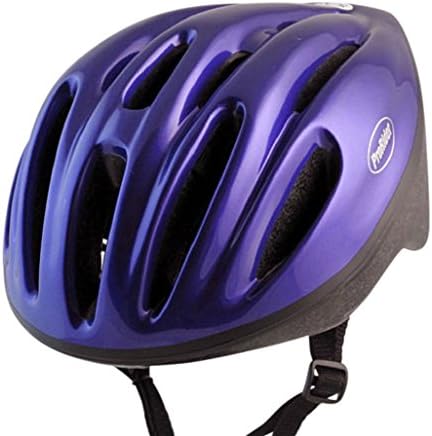 PRORIDER Classic Bike Helmet with Black Foam, Includes Bonus Weatherproof Vinyl Permanent Adhesive Reflector Sticker
