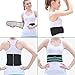 Tcare Adjustable Tourmaline Self Heating Magnetic Therapy Waist Support Belt Lumbar Back Waist Brace Double Band Health Care(L)