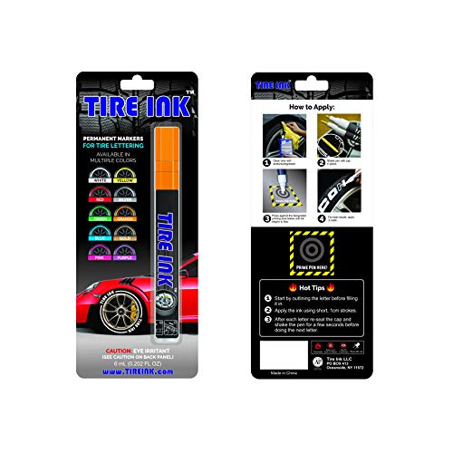 1 Tire+Ink+Permanent+Waterproof+Carwash