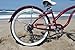 Firmstrong Bella Fashionista 7-Speed Beach Cruiser Bicycle, 26-Inch, Burgundythumb 1