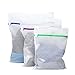 Tenn Well Mesh Washing Bags, 3 Pack Reusable Net Laundry Bags for Delicates, Lingerie, Bras, Socks, Baby Clothes (23 x 19in, 19 x 15in, 15 x 11in)