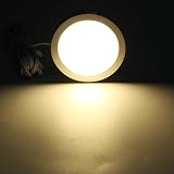 JUTTAUTO 12V Interior LED Spotlight Dimmable Recessed 3W Ceiling Light view 2