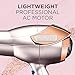 INFINITIPRO BY CONAIR 1875 Watt Lightweight AC Motor Styling Tool/Hair Dryer; Rose Goldthumb 1