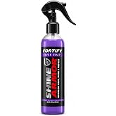 SHINE ARMOR Fortify Quick Coat - 8oz Ceramic Waterless Detailer Spray | 3-in-1 Wash, Wax &amp; Nano-Ceramic Coating | Mirror Shine, Zero Streaks, No Dust Residue | 6-12 Month Protection | Made in USA