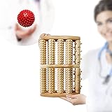 Dual Foot Massager with Nubbly Rollers plus Spiky Massage Ball for Relief of Plantar Fasciitis, Foot Pain, Stress Relief,Foot Recovery