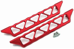 Aluminum Side Trail Bar Nerf Bar Red for Traxxas X-Maxx X MAXX XRT 7723