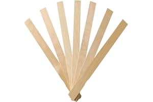 10 Pack Paint Stir Sticks, HOOMBOOM 12 Inch Wooden Paint Crafts Sticks for Paint Mixing, Paint Stirrers, Chemical Stirring, Garden and Library Markers