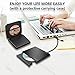 External CD DVD Drive, Hobest Portable USB-C & USB 3.0 CD DVD +/-RW ROM Burner/Writer Optical Drive, High Speed Data Transfer for PC Laptop Desktop MacBook Mac Windows (with Protective Carrying Case)
