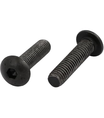 Left-Hand Reverse Thread Hex Socket Screw Bolt – 12.9 Grade Steel, M3 To M16 Metric Sizes, Black Finish, Single Or Bulk (e.g., 1pc M12x35mm)