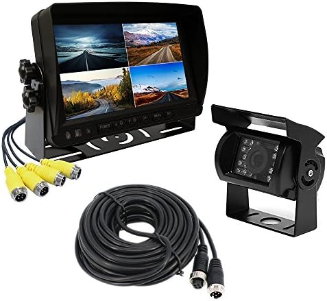 セール 特集 Sdカード録画対応7インチオンダッシュモニター バックカメラ1台セット 24v車対応 4ピン接続式 動画保存可 暗視仕様防水カメラ 電源同軸m配線付 映像入力4系統 Fmtmn74dvrproset1