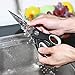 Kitchen Shears Heavy Duty SIKIWIND Multi-Purpose Kitchen Scissors Stainless Steel Poultry Shears with Sharp Blade for Fish,Poultry,Vegetables,Herb