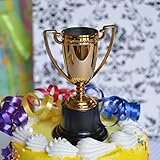 Dorigan home series Gold Trophy Cake Topper 4" Game