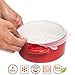 Silicone Stretch Lids, PYRUS 6 Pack with Various Sizes Reusable Kitchen Gadget, Dishwasher and Freezer Safe, Preserve Food