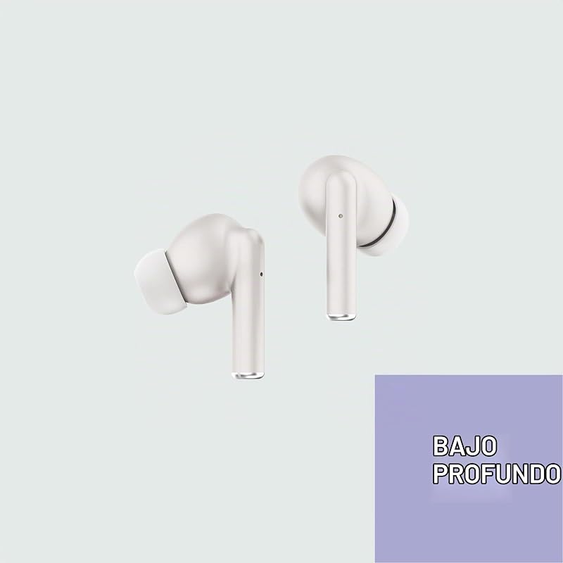 Earphones True Wireless Style 2 (True Wireless Stereo, BT 5.0, Deep Bass, Charging Case) (Blanco)