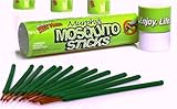 Murphy's Mosquito Sticks - All Natural Insect Repellent Incense Sticks - Bamboo Infused with Citronella, Lemongrass & Rosemary - 12 Per Tube