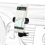Okitry Phone Holder for Car, Air Vent Car Mount Holder, Car Accessories for iPhone 7 7 Plus/ 6s Plus/6s/6 5s 5, Samsung Galaxy, Nexus, LG, HTC and More, Black&Grey