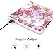 MoKo Case for All-New Kindle Oasis (9th Generation, 2017 Release) - Premium Ultra Lightweight Shell Cover with Auto Wake / Sleep for Amazon Kindle Oasis E-reader Case, Floral Purple