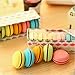 YIXIN Set of 5 Plastic Eraser Multi-colors Macarons Dorayaki Cookie Rubber for Pupils Kids School Office Stationary Kits