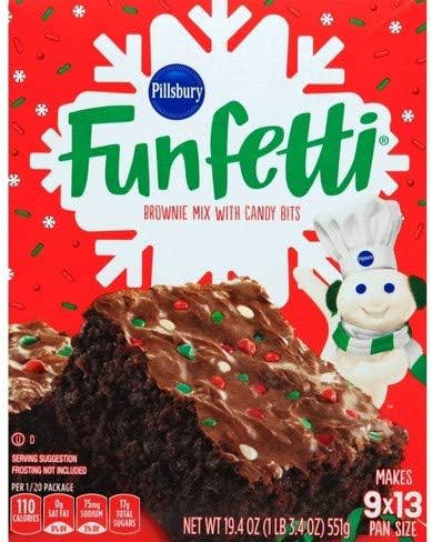 Amazon Co Jp Pillsbury Funfetti Chocolate Fudge Brownie Mix Limited Edition 19 4oz ピルズベリーファンフェッティチョコレートファッジブラウニーミックス 期間限定 551g 並行輸入品 Food Beverage Alcohol