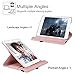 Fintie Rotating Case for iPad 6th / 5th Generation (2018/2017), iPad Air 2 / Air 1 (9.7 Inch) - 360 Degree Rotating Stand Cover Auto Sleep Wake, Rose Gold