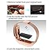 ANCOOL Compatible Fibit Flex Bands Stainless Steel Magnetic Closure Milanese Sports Wristband Compatible Fitbit Flex Tracker(NOT Compatible FELX 2) - Small Rosegold