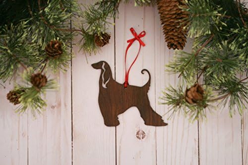 Customizable Afghan Hound Christmas Tree Ornament