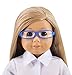 ebuddy 3pc Include Pink Yellow Blue Color Doll Eye Glasses for 18 inch Girl Doll Most 18