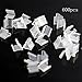 600 Pieces of Clear Plastic Small Balloon Clips Tie for Sealing