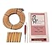 Complete Chair Caning Kit, Includes 270' of Cane, Awl, 12 Pegs, Full Color Instructions by Cindy Hammond, Pegging Material and 4mm Binder Strip (Fine 2.5mm)