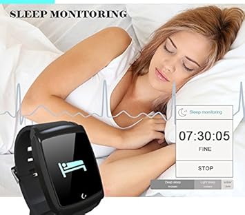 FLOVEME Reloj Bluetooth SmartWatch Fitness Reloj con Teléfono ...