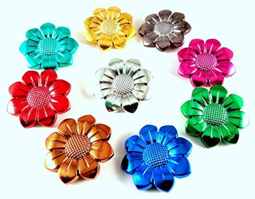 Sarvam Metallic Coated Safety Pins Assorted Colors Pack of 9 Medium Size: 1.5 inches