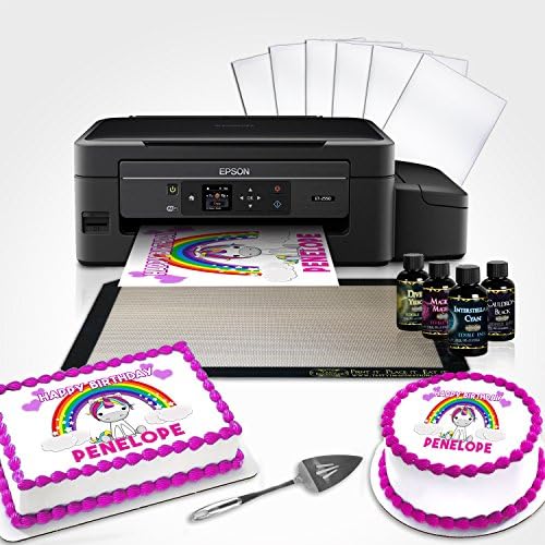 Edible Printer Bundle Eco With Stainless Steel Cake Server, Cake Boards, And Baking Mat