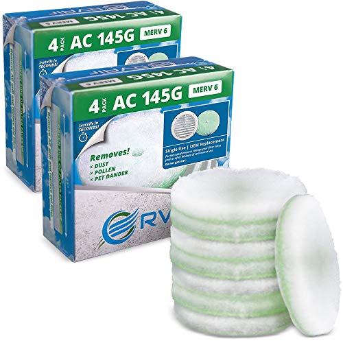 RV Air RV AC Filter 8 Filters AC 145G Air Filters for RV Air