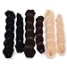 Magic Hair Bun Maker Hair Donut Foam Sponge Clip French Twist Hair Styling Ring Former Shaper Chignon Hair Curler Accessory 6 Pack