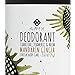 Alaffia - Neem Turmeric Activated Charcoal Deodorant, Odor Protection and Support from Shea Butter and Aloe Vera, Fair Trade, No Aluminum, No Parabens, Mandarin Ginger, 2.65 Ounces (2 Pack)