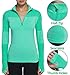 slimour Women Running Shirts Long Sleeve Yoga Jacket Lightweight Half Zip Pullover Athletic
