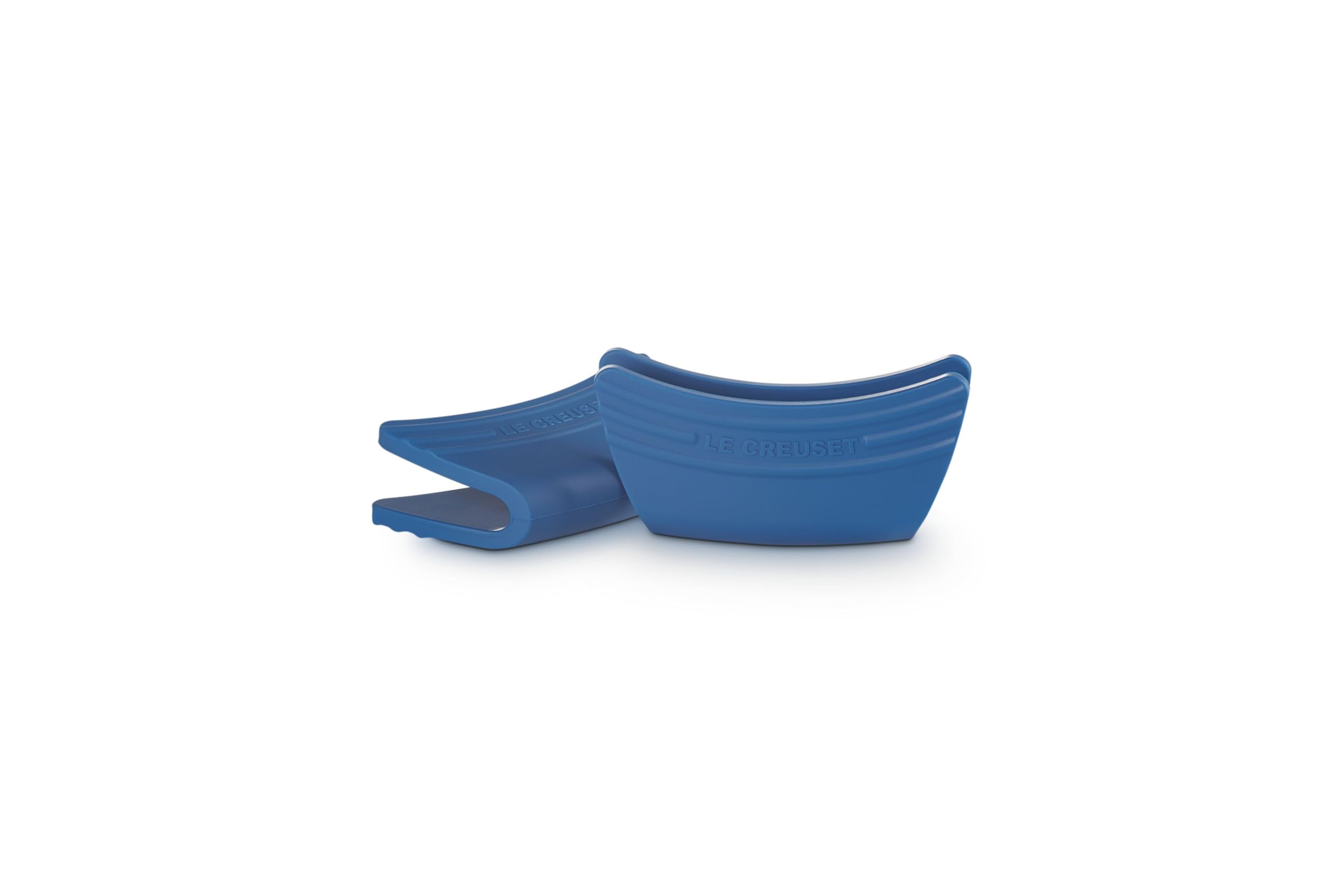 Le Creuset Side Handle Grips, Set of 2, Silicone, Adaptable, Heat Resistant to 250°C, Marseille Blue
