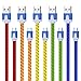 Magic-T 5 Pack Extra long Micro USB Cable 10ft Braided Android Charger Colorful USB to Micro USB Cable High Speed Charging Data Cord for Android,Samsung Galaxy S7 S6 Edge,Motorola,LG,HTC,PS4,Xbox-More