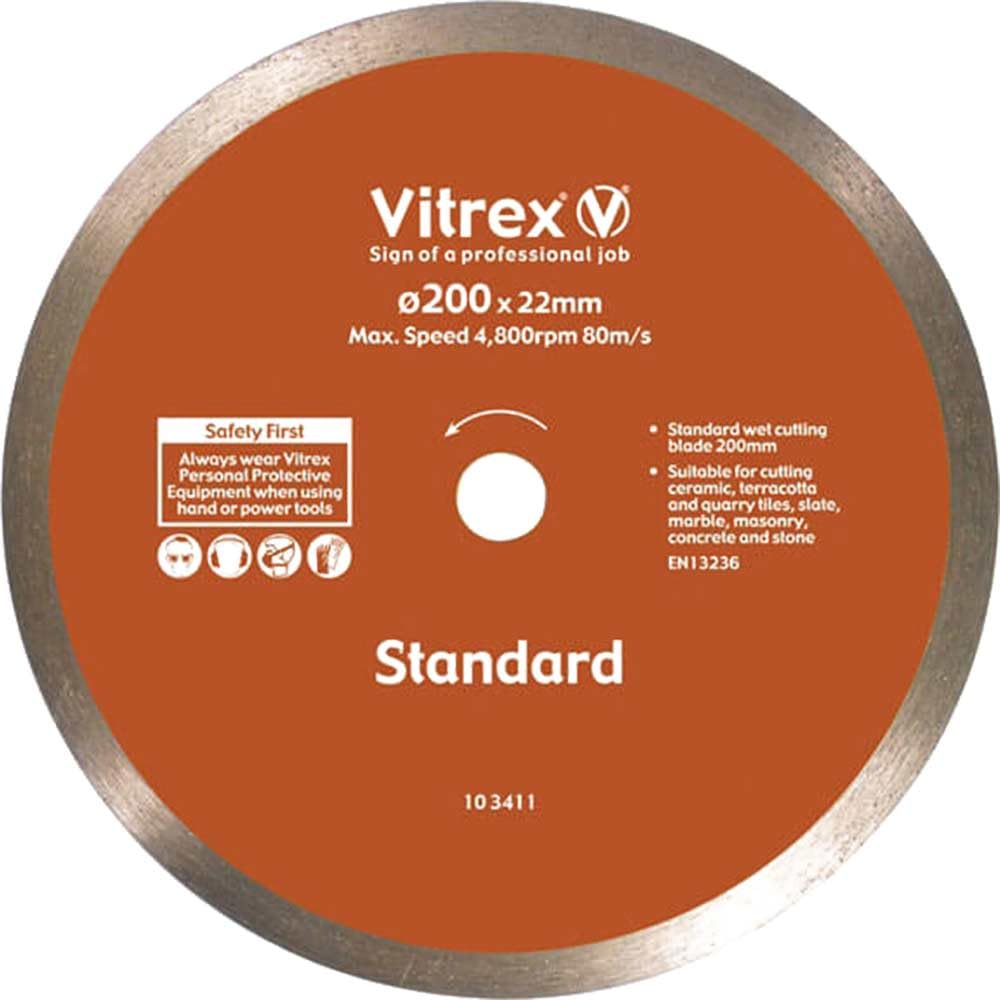 Vitrex 103411 Standard Diamond Blade, 200mm